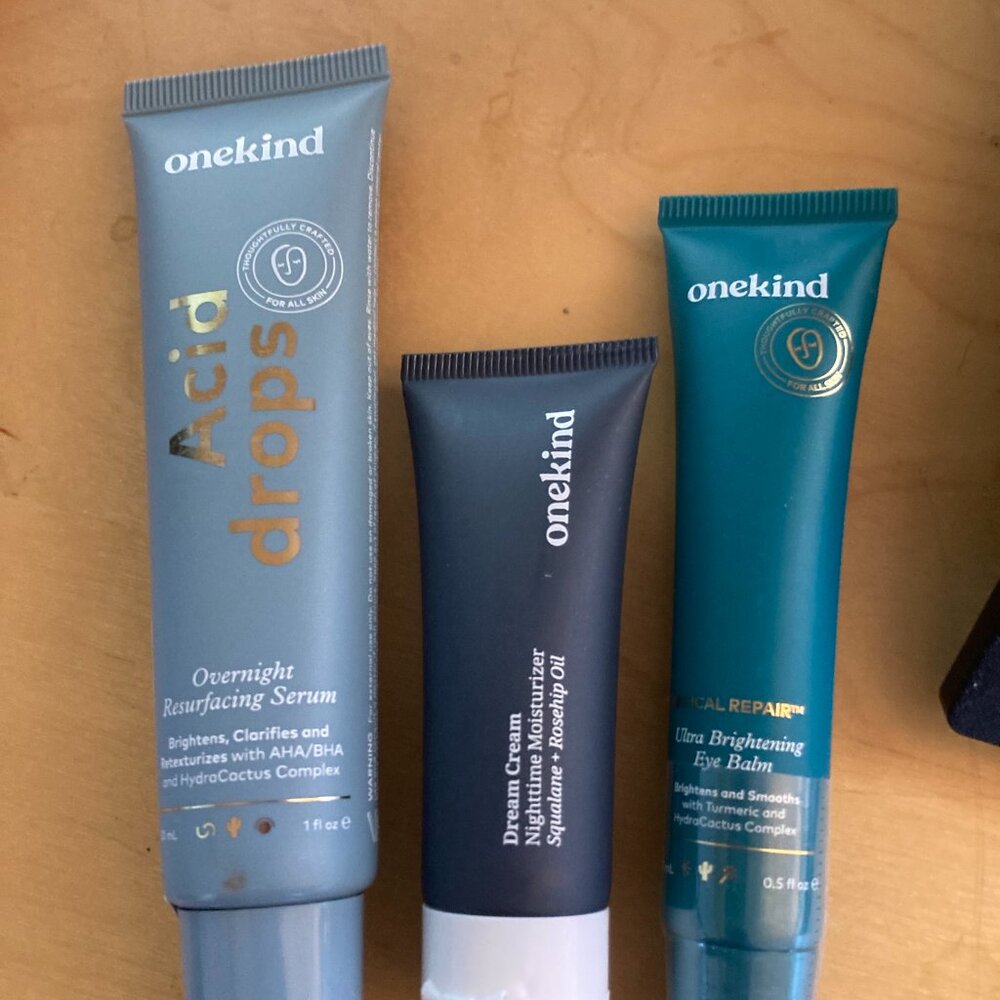 ONEKIND Set: Acid Drops, Eye Balm, Dream Cream NEW